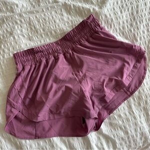 Lululemon Track That High Rise Lined Short 3” (Velvet Dust)